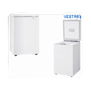 Congélateur coffre blanc 110V avec panier amovible, température réglable, pour le marché américain, usage domestique, garage et appartement, mains libres - Product Image 1