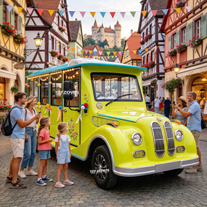 Vehículo Eléctrico Clásico Vintage de Funcionamiento Estable para Turismo, Atracciones Turísticas, Hoteles y Transporte Comercial - Product Image 1