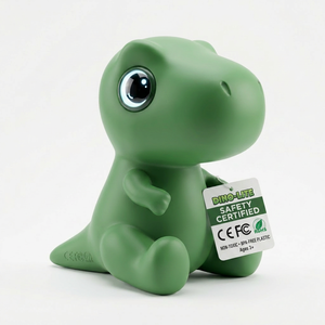 Peluche électronique dinosaure T-Rex ChatGPT avec commande vocale, yeux lumineux dynamiques, accepte le service de personnalisation en usine - Product Image 5