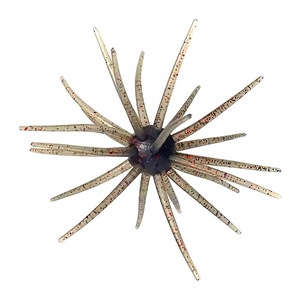Cross-border Lure New Bionic Sea Urchin Stainless Steel TPE Artificial Soft Bait Hooks Pike Black Pit Floating <strong>Worm</strong> Boxed - Product Image 3
