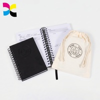 Carnet à spirale personnalisé haut de gamme pour cadeaux d'entreprise, événements promotionnels, fournitures de bureau, livraison rapide en gros, logo personnalisé