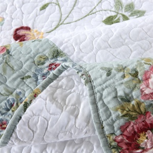 Colchas florales <span class=keywords><strong>de</strong></span> algodón 100%, colchas navideñas con patrones <span class=keywords><strong>de</strong></span> colcha <span class=keywords><strong>de</strong></span> China - Product Image 3