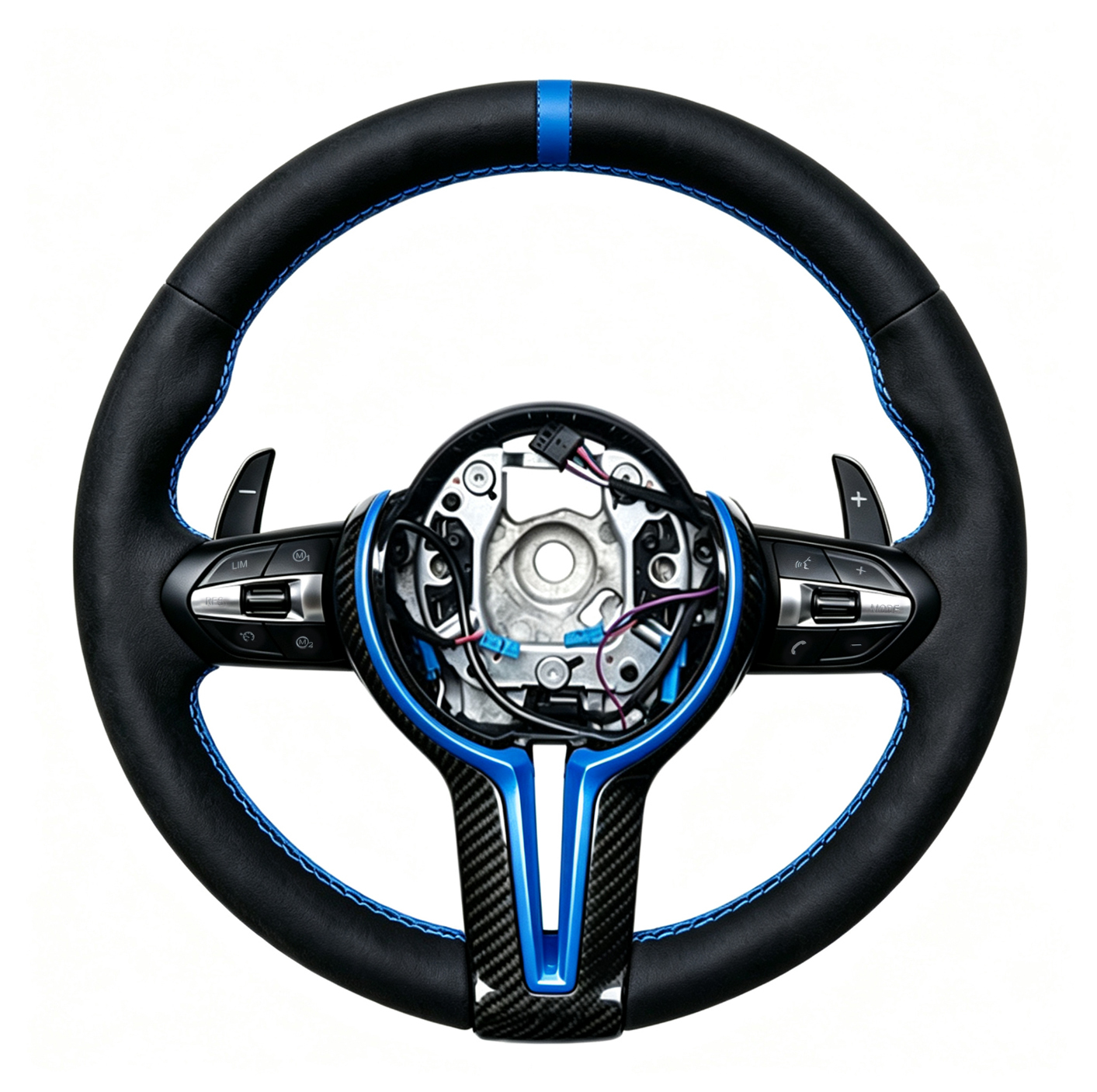 Blue+Carbon Fiber Frame+Paddle
