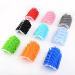 Morbido Grooming Cat Auto-groomer A Parete Ad Angolo 2 Pacchetto Dispositivo di Massaggio Auto Cat Groomer - Product Image 2