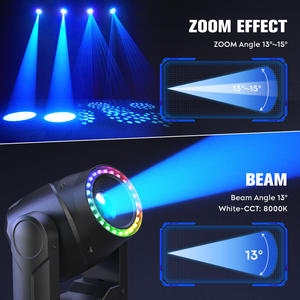 Projecteur laser professionnel 150W à tête mobile avec animation, connexion ILDA, <span class=keywords><strong>logiciel</strong></span> FB4, DMX512, éclairage vidéo SD pour fêtes - Product Image 5