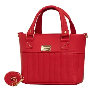 Bolso Bandolera Rojo Espectacular Fana, Material PU, Estilo Geométrico, Asa Única, Impermeable, Uso Diario, Todas las Temporadas - Product Image 4