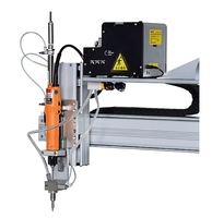 Machine de fixation automatique à vis double station de bureau de haute précision personnalisée ventes directes d'usine