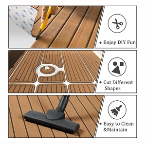 Anh Hùng không thấm nước EVA bọt Faux vật liệu gỗ tếch decking bền du thuyền thuyền sàn Marine Grip decking - Product Image 4