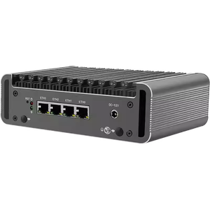 Super Mini Fanless J4125 4-Core PC Dispositivo de servidor integrado 4 LANs 4GB <span class=keywords><strong>DDR3</strong></span> <span class=keywords><strong>RAM</strong></span> 4GB Memoria de video SSD Windows 10 Garantía de 1 año - Product Image 3