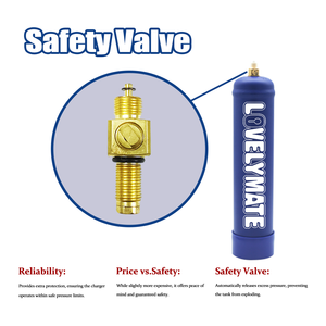 Cilindro de Gas de Alta Presión Lovelymate, Grado Alimenticio, Stock en EE. UU., para Repostería y Cafeterías, con Opciones Personalizadas - Product Image 6