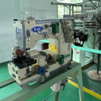 Machine à coudre à fermeture éclair en nylon pour servomoteur à point noué industriel à grande vitesse et résistant à bas prix de la Chine