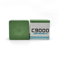 Craie de billard professionnelle Hola Champion Square Green en alliage d'aluminium, pour snooker, adhérence améliorée de 50%, compétition de billard