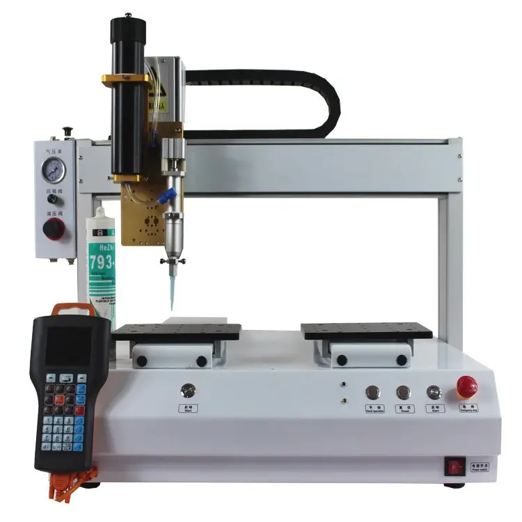 Good Quality For iPhone X- 12 Pro Max Frame Bonding On Screen Automatic AB Glue Dispensing Machine Dispenser With Needle Nozzle