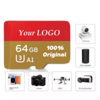 Original 32GB 64GB 128GB 256G 512GB C10 Micro-Tf-Karte Class10 Ultra-Kamera-Flash-Mikro karte Sd A2 V90 Benutzer definiertes Logo Speicher-SD-Karte