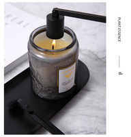 Ciseaux d'extinction de bougie en acier inoxydable durable, couleur personnalisée, pour bougie d'aromathérapie