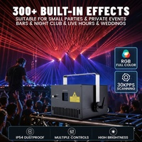 Barre laser RVB professionnelle 10W DMX pleine couleur pour animation DJ, éclairage de scène pour entreprises de divertissement et discothèques