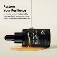 Sérum Visage Bio OEM à la Bave d'Escargot avec Peptides, Collagène et Hyaluronate de Sodium – Anti-Âge, Anti-Rides, Hydratant et Apaisant