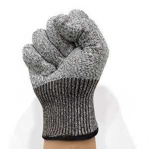 ถุงมือกันบาดไฟเบอร์กลาสระดับ 5 แบบไม่เคลือบ ระบายอากาศได้ดี ป้องกันมือสำหรับงานตัดกระจก งานครัว และงานไม้ - Product Image 2