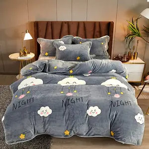 Bán Buôn Tùy Chỉnh Mềm Mại Sang Trọng Trong Kho Quilt Bed Sheets Sets Comforter Bộ Đồ Giường