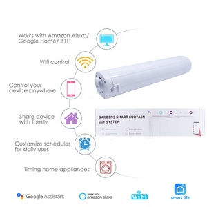 Vườn nâng cấp 5.2m sản phẩm nhà thông minh <span class=keywords><strong>Bluetooth</strong></span> tuya wifi tự làm rèm động cơ theo dõi <span class=keywords><strong>Kit</strong></span> với đài phát thanh sản phẩm nhà thông minh Alexa - Product Image 4