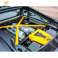 Couvercle de moteur en fibre de carbone sèche de style OEM (5 pièces) pour Audi R8 Gen.2 V10 Plus 2016-2018