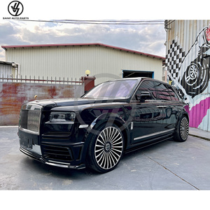 Kit carrosserie en fibre de carbone sèche style MSY pour Rolls-Royce Cullinan : pare-chocs, capot, diffuseur arrière, aileron arrière - Product Image 4