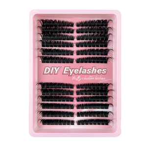 C D Curl Wispy DIY Lash <b>Clusters</b> Faux Mink Mix Length 3D Fluffy Synthetic Lashes - Product Image 2