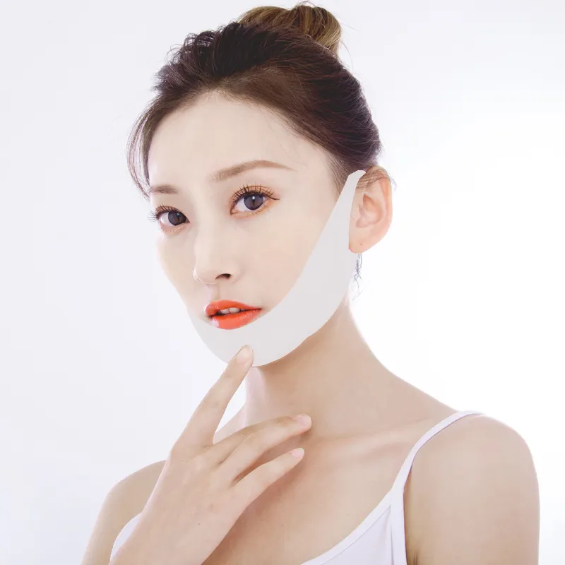 Private Label V Line Shape Face Lifting Mask Double Chin Reducer Chin Up Patch Lifting Mask