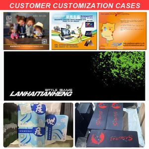 Tapis de souris personnalisé avec logo, grande taille XXL, tapis de souris pour jeux, tapis de clavier avec logo personnalisé, design carré imprimé - Product Image 4