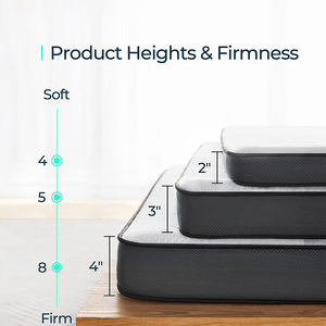 Matelas de lit orthopédique double compressé pour <span class=keywords><strong>futon</strong></span> au sol bon marché Surmatelas hybride en mousse à mémoire de forme en gel pliable imperméable - Product Image 5