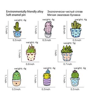Брошь в виде кактуса, суккулентов - Product Image 5