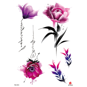 Personalizzare l'alta qualità impermeabile stampa a colori temporanea Body Art Temp tatuaggio Sexy per la donna - Product Image 2