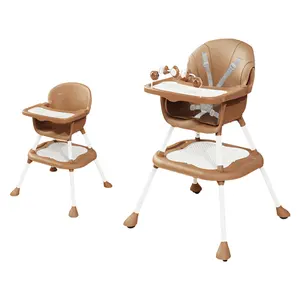 廉价婴儿餐椅助推器座椅可折叠婴儿摇摆喂养高脚椅3合1带轮子
