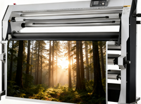 Machine à plastifier électrique automatique grand format 1,6 m/160 cm avec emballage en film, vitesse de 15 m/min et épaisseur de 38 mm