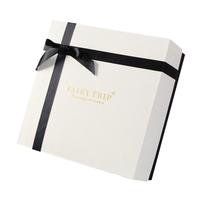 Impression de Logo personnalisé sur boîte, emballage de boîte-cadeau, pour ensembles cadeaux avec ruban, offre spéciale