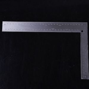 Regla cuadrada de acero inoxidable de 90 grados para herramientas de medición de carpintería y metalurgia - Product Image 1