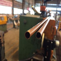 Tube de tuyau en cuivre C70600 C71500 C12200 Spécifications complètes Tuyau rond en cuivre droit Tube de cuivre rond creux industriel