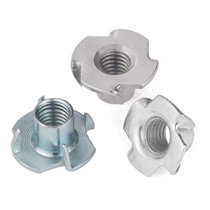 Carbon thép mạ kẽm bốn-hàm đồ nội thất Nut t <span class=keywords><strong>Nuts</strong></span> lớp 4.8 Metric din1624 ô tô sử dụng - Product Image 3