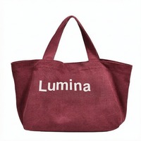 Sac fourre-tout en toile avec logo personnalisé, en coton recyclé, avec poignées, grande capacité, pour le shopping, les voyages, les cadeaux