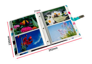 <span class=keywords><strong>Album</strong></span> <span class=keywords><strong>Photo</strong></span> en cuir PU blanc 6 photos 4x6 livre d'images Page intérieure bébé mariage famille enfants anniversaire Logo d'impression personnalisé - Product Image 3