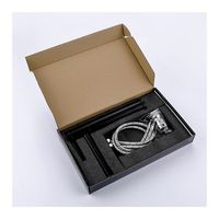 Robinet mitigeur de lavabo blanc rotatif en acier inoxydable 360