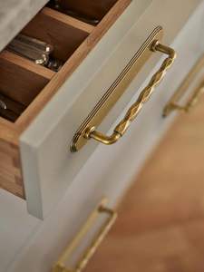 Goo-Ki <span class=keywords><strong>5</strong></span> polegadas zinco liga puxadores do armário quadrado acabamento moderno 2-Pack durável mobiliário hardware para sala de estar armários - Product Image 5