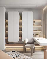 Armoires modernes en bois massif personnalisables - Poignées métalliques écologiques pour meubles de maison, chambre, salon, bureau à domicile, hôpital