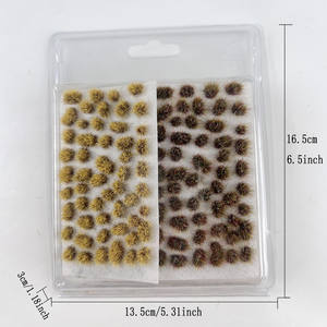 نموذج مشهد من الزهور والعشب البلاستيكي متعدد الألوان ذاتي اللصق بارتفاع 5 مم (لديوراما واقعية للغاية ونماذج القطارات) - Product Image 6