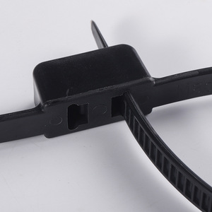 Attache-câble en nylon à double verrouillage, style manchette, taille 12*700mm, conception autobloquante, vente en gros d'usine pour le regroupement de fils - Product Image 3