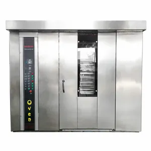 CE proved machine Electric Industrial 16/32/64 tray Rotary Oven For Bakery Sale Bread Baking Commercial