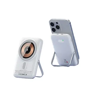 Sản Phẩm Mới Với Khung Không Dây Ngân Hàng Điện Siêu Mỏng 10000MAh Mini Magnetic Ngân Hàng Điện Thích Hợp Cho iPhone 12 13 14 15 16 - Product Image 1