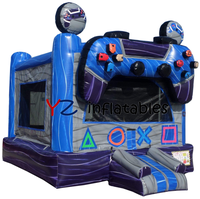 Château gonflable sur le thème des joueurs, château gonflable pour fête, château gonflable géant pour les fêtes d'enfants, location de château gonflable