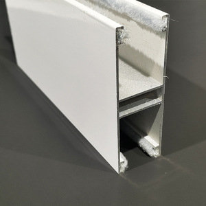 Riel de Cortina de Aleación de Aluminio de 30 mm, Doble Apertura en Forma de U, Accesorio para Persiana Enrollable, Diseño Minimalista en Gris Claro - Product Image 1
