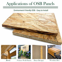 Fournisseur en gros de panneaux OSB (Oriented Strand Board) 1220x2440mm 2800x2070mm, durables et résistants à la corrosion, pour l'emballage et la fabrication de meubles